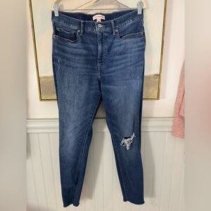Lucky Brand Lolita Distressed Skinny Jeans Size 14/32